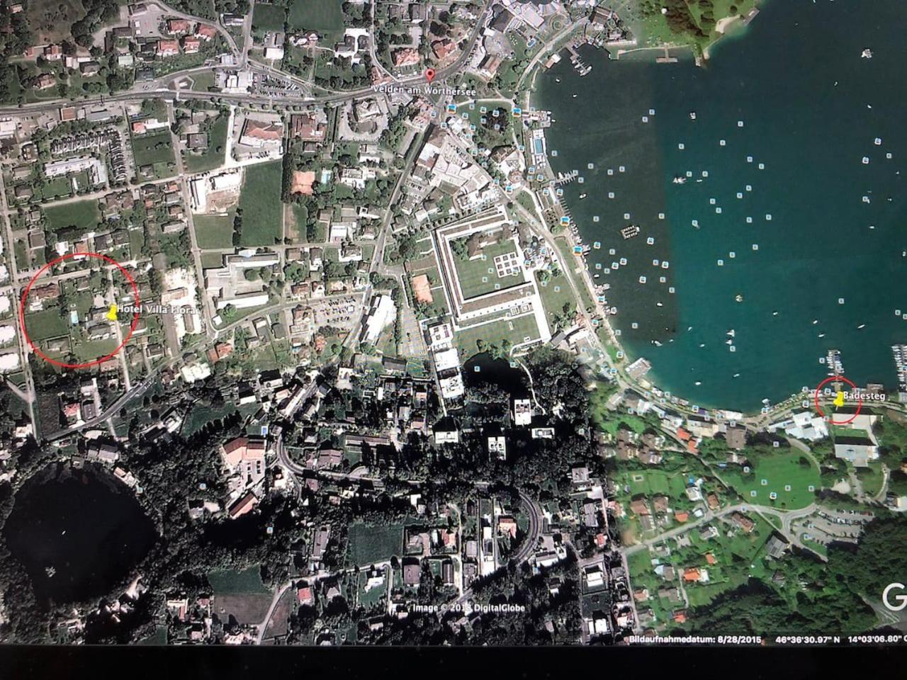 Superior-Apartment Mit Pool Und Seezugang Velden am Wörthersee Dış mekan fotoğraf