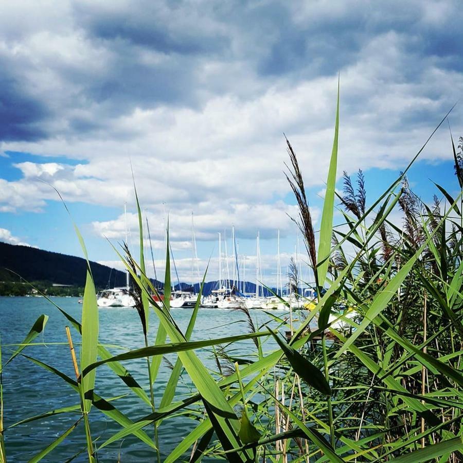 Superior-Apartment Mit Pool Und Seezugang Velden am Wörthersee Dış mekan fotoğraf